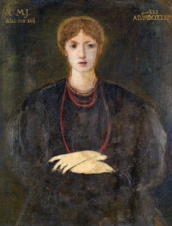Portrait of Georgiana Burne-Jones… | Free public domain illustration