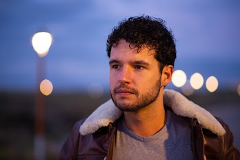 Portrait of Man Wearing Black Leather Jacket