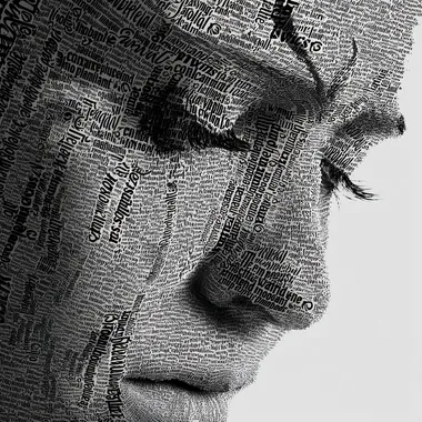 Portrait of Silent Suffering: A Woven Tale of Pain Portrait of Silent Suffering: A Woven Tale of Pain