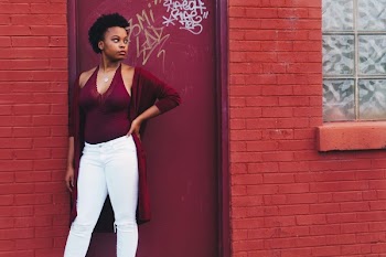          Portrait of Woman in Doorway Free Photo     