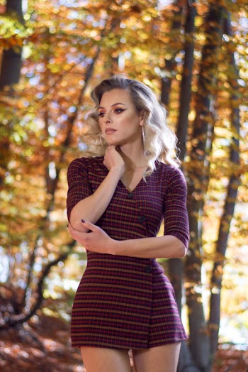 Portrait of Woman in Forest