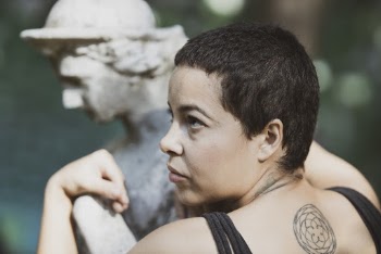 Portrait of Woman Wearing Black Top