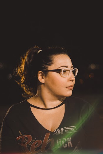 Portrait Photography of Woman in Black Scoop-neck Top