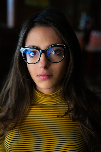 Portrait Photography of Woman Wearing Eyeglasses