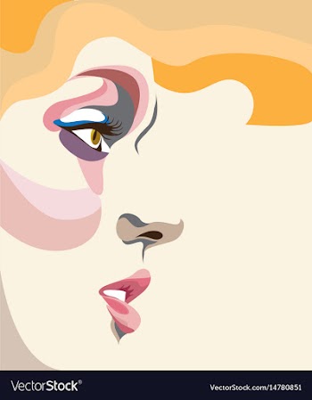 Portrait vector image