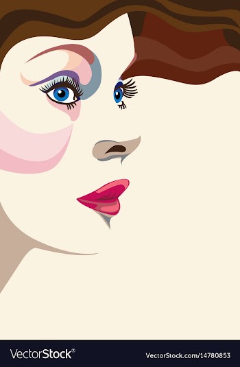 Portrait vector image