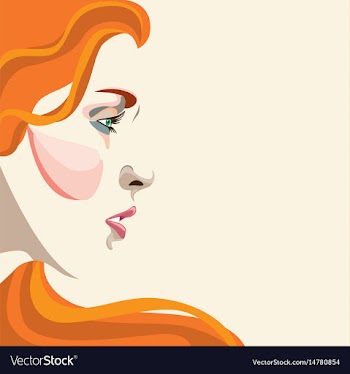 Portrait vector image