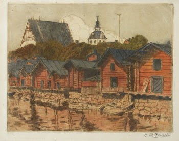 Porvoon ranta-aittoja, 1902, by Alfred | Free Photo - rawpixel