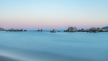 Pose longue sur une eau turquoise… Les couleurs étaient magiques