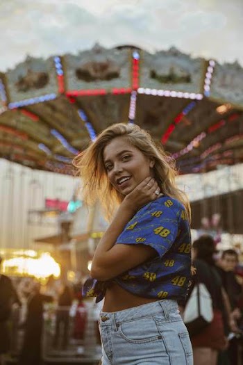 Posing At The Carnival