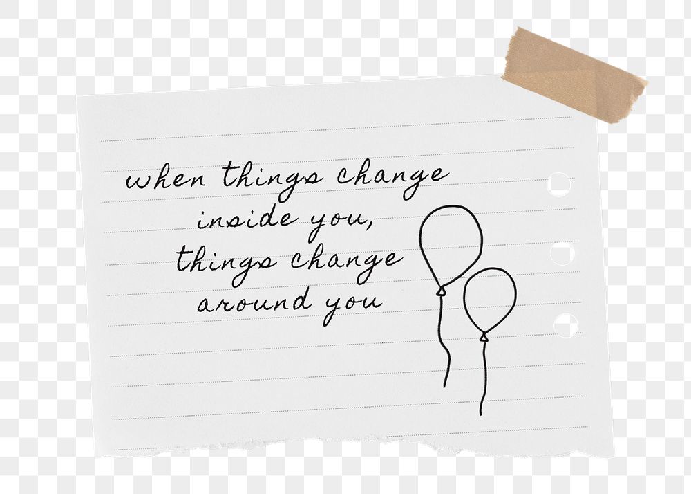 Positive mindset png quote sticker, | Free PNG - rawpixel