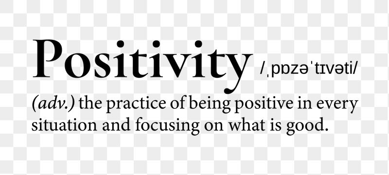Positivity png dictionary word sticker, | Free PNG - rawpixel