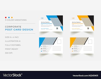 post card template
