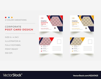 post card template