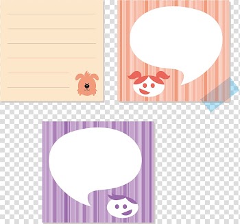Post-it note Paper, cartoon colored sticky notes transparent background PNG clipart