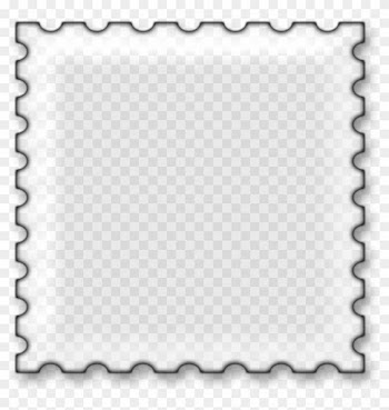 Postage Stamp Picture Frame Clip Art - Stamp Frame Png