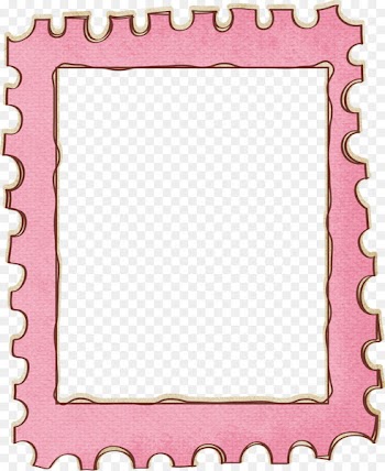 Postage stamp Picture frame Wallpaper - Cute stamps border 