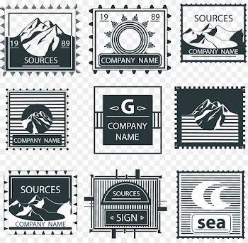 Postage stamp Rubber stamp Stock photography Mail - Stamps formula mountain ocean circular mark 