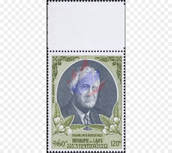 Postage stamps and postal history of China Laos Laotian Civil War Mail - Franklin D. Roosevelt 