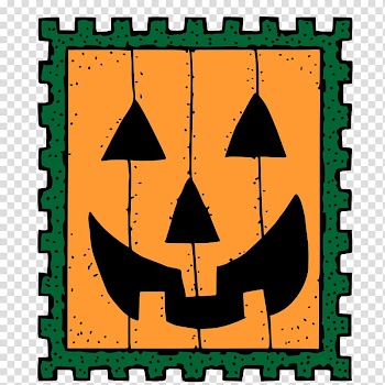 Postage Stamps Halloween Mail , Stamp transparent background PNG clipart