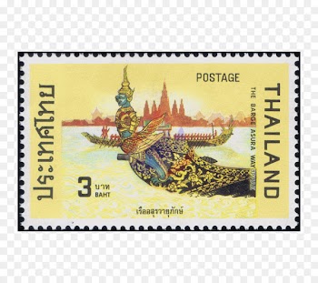 Postage Stamps Rectangle Mail - Krabi 