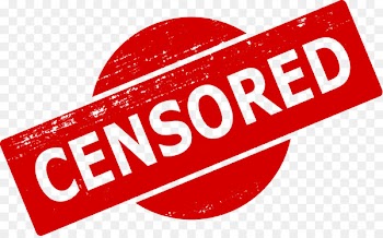 Postage Stamps Rubber stamp - Censored 