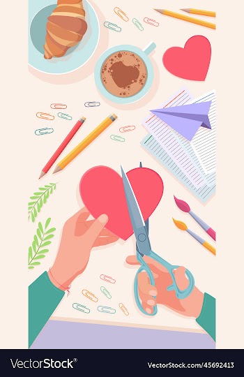 postcard for valentines day or mothers day
