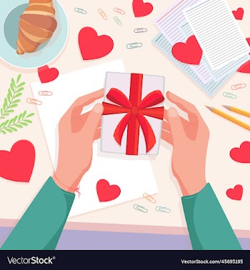 postcard or banner for valentines day