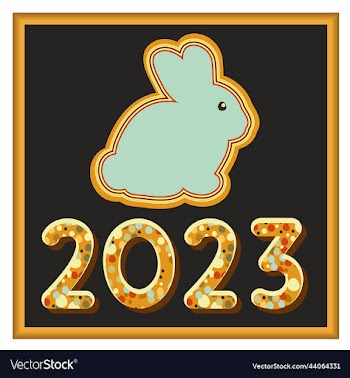 poster 2023 chinese year of rabbit