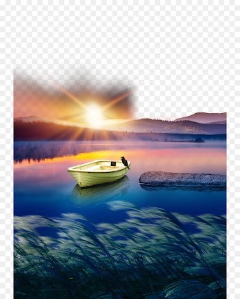 Poster Advertising Sunset - Lake Sunset 