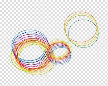 Poster Computer file, Colored lines transparent background PNG clipart