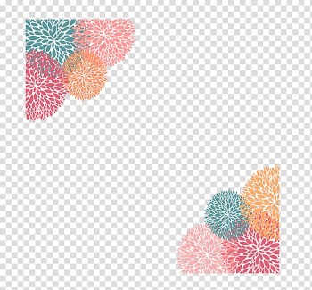 Poster, Elegant flowers greet infant party poster transparent background PNG clipart