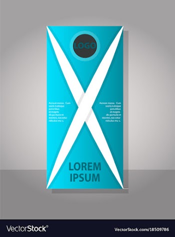 Poster flyer pamphlet brochure cover design vector image