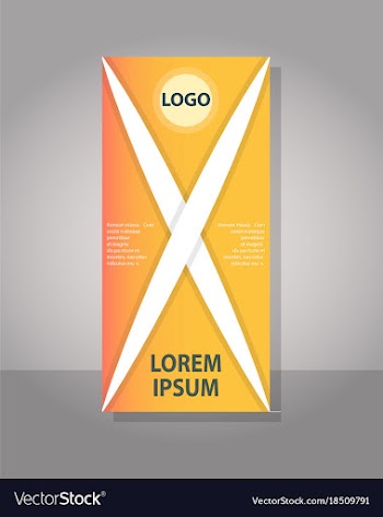 Poster flyer pamphlet brochure cover design vector image