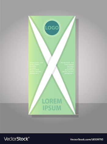 Poster flyer pamphlet brochure cover design vector image