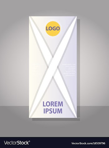 Poster flyer pamphlet brochure cover design vector image