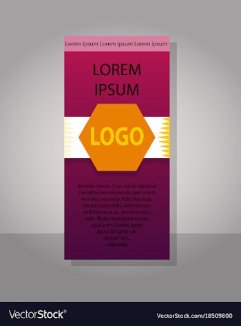 Poster flyer pamphlet brochure cover design vector image