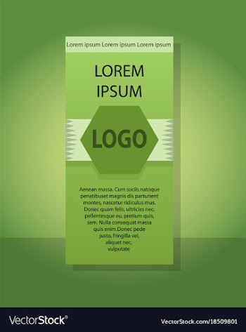 Poster flyer pamphlet brochure cover design vector image