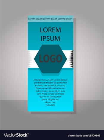 Poster flyer pamphlet brochure cover design vector image