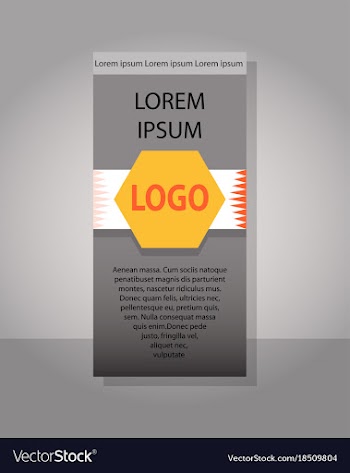 Poster flyer pamphlet brochure cover design vector image