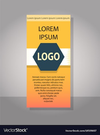 Poster flyer pamphlet brochure cover design vector image