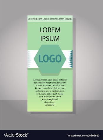 Poster flyer pamphlet brochure cover design vector image