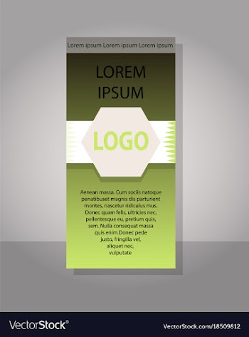 Poster flyer pamphlet brochure cover design vector image
