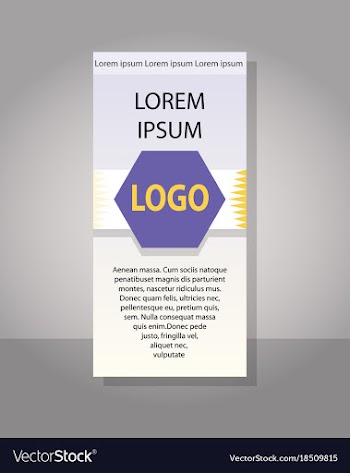 Poster flyer pamphlet brochure cover design vector image