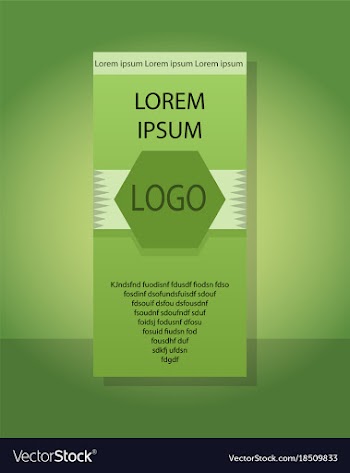 Poster flyer pamphlet brochure cover design vector image