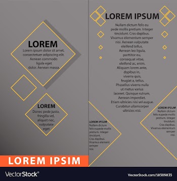 Poster flyer pamphlet brochure cover design vector image