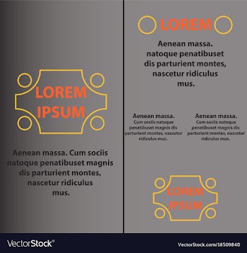 Poster flyer pamphlet brochure cover design vector image