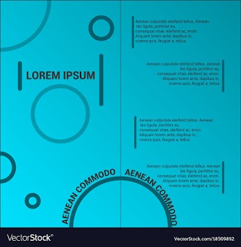 Poster flyer pamphlet brochure cover design vector image