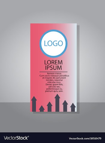 Poster flyer pamphlet brochure cover design vector image