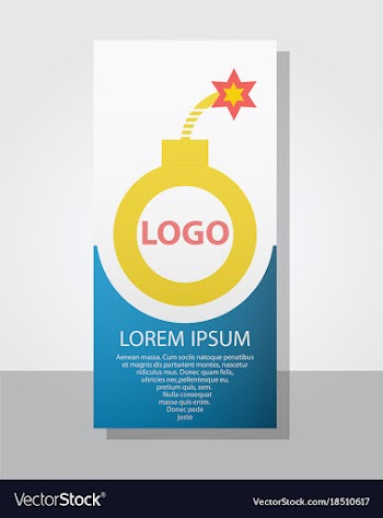 Poster flyer pamphlet brochure cover design vector image